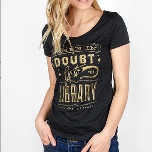 ✨When in doubt✨ Out of Print ⚡️Harry Potter Tee